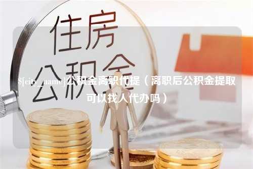 海西公积金离职代提（离职后公积金提取可以找人代办吗）